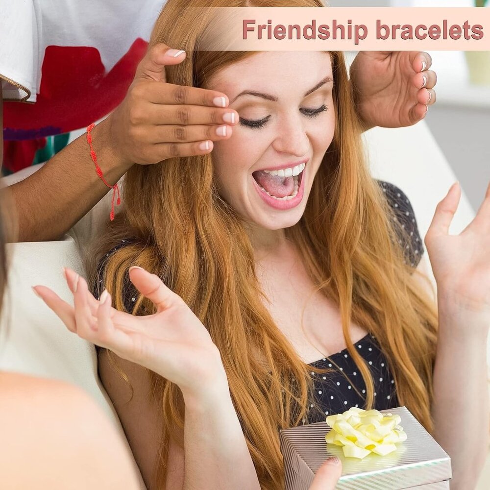 Red String Bracelets 50 Pcs Braided Adjustable Ka… - image 7